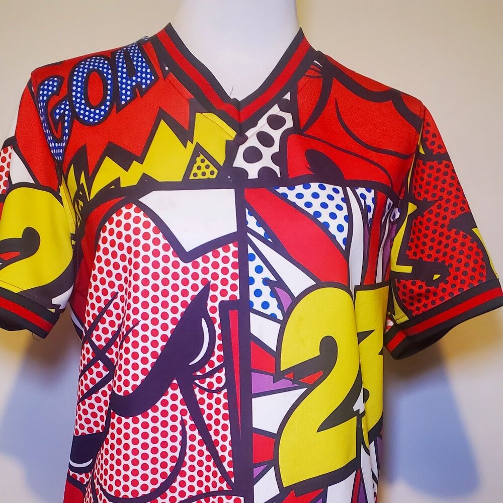 Rebel Minds Comic Pop Art Shirt  MICHAEL JORDAN